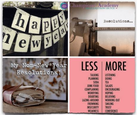 Useful Idioms to make New Year Resolutions, czyli postanowienia noworoczne i przydatne idiomy