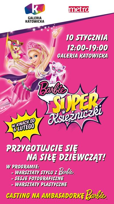 event filmowy Barbie Super Księżniczki