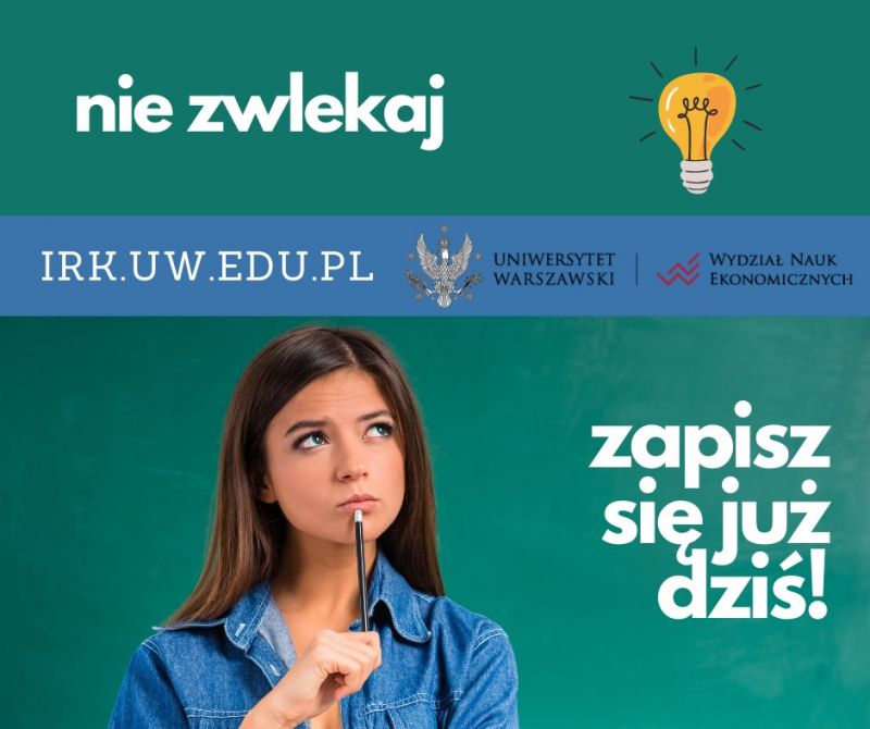 Rekrutacja na WNE UW