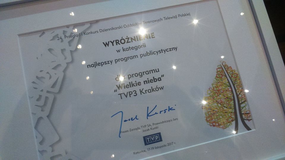 Wielkie Nieba wyróżnienie