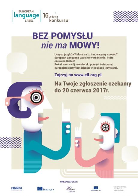 Konkurs European Language Lab - plakat