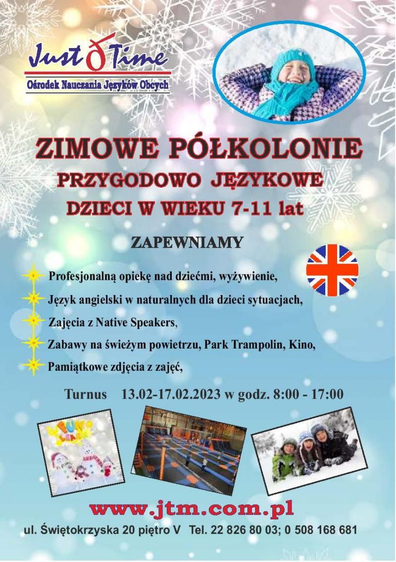 Zimowe półkolonie dla dzieci