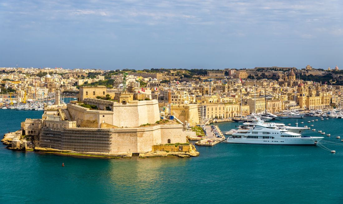 Dockyard Creek in Valletta Malta