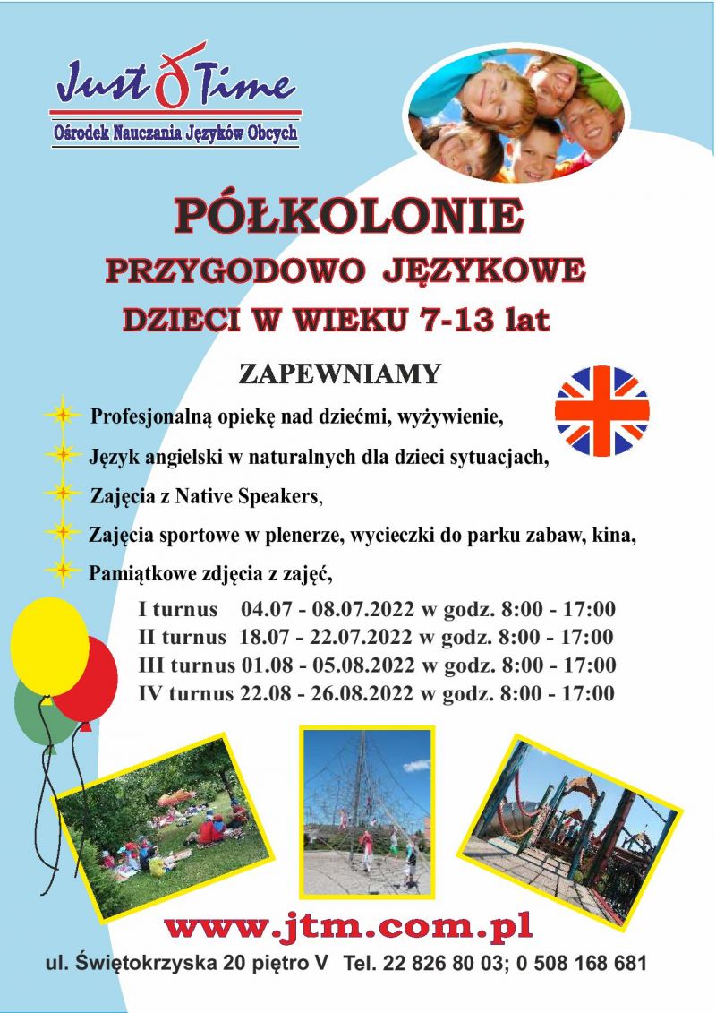 Półkolonie dla dzieci